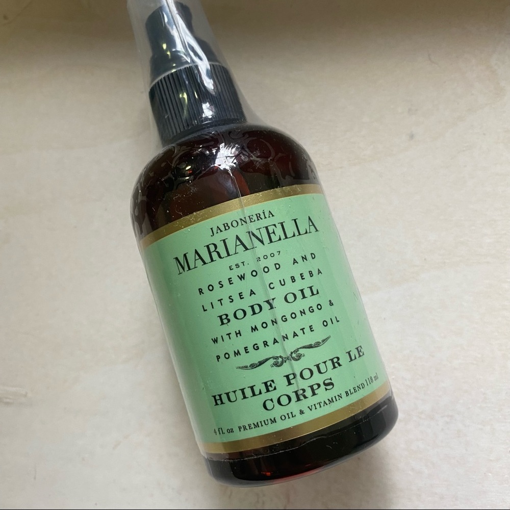 marianella rosewood and litsea body oil